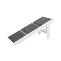 TRIXIE LOOPPLANK MET UITKLAPBARE TREDEN MDF WIT 44X106X46 CM - thumbnail