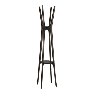 Ethnicraft Staande Kapstok 'PI' Mahoniehout, kleur Donkerbruin