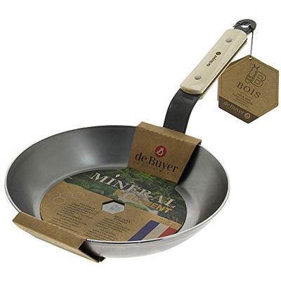 De Buyer Koekenpan Mineral B Hout - ø 28 cm - zonder anti-aanbaklaag