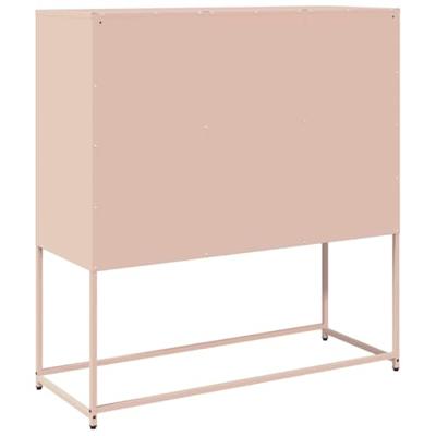 Dressoir 100,5x39x107 cm koudgewalst staal roze Dressoir 100,5x39x107 cm koudgewalst staal roze
