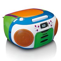 Lenco Draagbare radio met CD en cassette Kids Multi Colour - SCD-971 - thumbnail