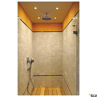 SLV InbouwspotDolix Out GU10 Round voor buiten chroom - 1001166