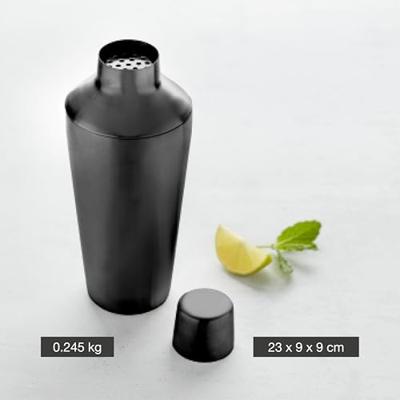 POINT-VIRGULE - Bar & Cocktail - Cocktailshaker RVS zwart 0,70l