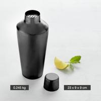 POINT-VIRGULE - Bar & Cocktail - Cocktailshaker RVS zwart 0,70l - thumbnail
