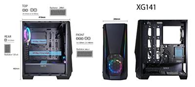 Xilence X505.ARGB computerbehuizing Midi Tower Zwart Xilence X505.ARGB computerbehuizing Midi Tower Zwart