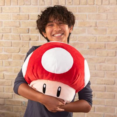 Tomy mocchi mocchi mega super mario mushroom pluchen knuffel Tomy mocchi mocchi mega super mario mushroom pluchen knuffel