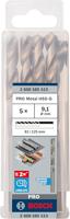 Bosch Accessoires Metaalboren HSS-G, Standard 9,1 x 81 x 125 mm 5st - 2608585515 - thumbnail
