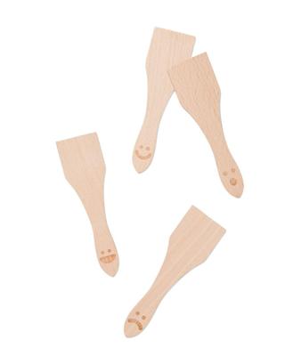 HEMA Gourmet spatels hout - 4 stuks
