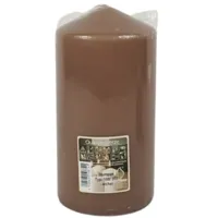 Gala stompkaars donkerbruin 10 x 20 cm | 6 stuks - thumbnail
