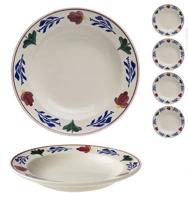 Boerenbont diep bord Ø24 cm doos a 6st - thumbnail