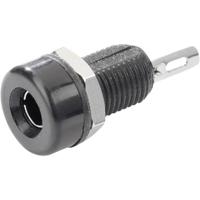 TRU COMPONENTS TC-R1-16A Black Laboratoriumbus Bus, inbouw verticaal Stift-Ø: 4 mm Zwart 1 stuk(s) - thumbnail