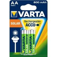 Varta RECH.AC.Solar AA800mAh BLI2 Oplaadbare AA batterij (penlite) NiMH 800 mAh 1.2 V 2 stuk(s) - thumbnail