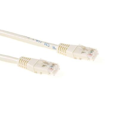 ACT IB3352 U/UTP CAT6A Patchkabels | RJ45 Connectoren | Ivoor | 25 cm