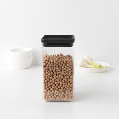 Brabantia Tasty+ voorraadbus 1.6 liter donkergrijs