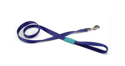 Hondenriem Uni 120cm x 15mm blauw