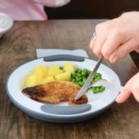 Warmhoudbord wit/rood - thumbnail