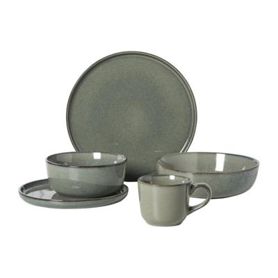 Serviesset 20-delig - groen - 4 persoons