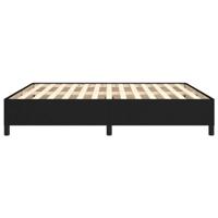 Bedframe zonder matras stof zwart 180x200 cm - thumbnail