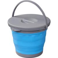ProPlus emmer opvouwbaar met deksel 5l blauw/grijs - thumbnail