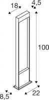 SLV 1002959 FLATT 100 Staande buitenlamp 9.7 W Bruin - thumbnail