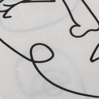 Sealskin Douchegordijn Mind 180x200 cm PEVA Zwart / Wit - thumbnail