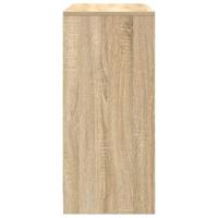 Dressoir met lade 80x34x76 cm spaanplaat sonoma eikenkleurig - thumbnail