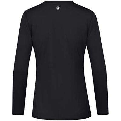 JAKO 6475D Shirt Run 2.0 Lm Dames - Zwart - 46
