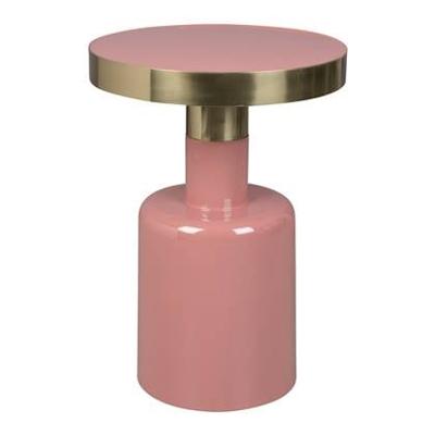 Zuiver Ronde Bijzettafel 'Glam' 36cm, kleur Roze Zuiver Ronde Bijzettafel 'Glam' 36cm, kleur Roze