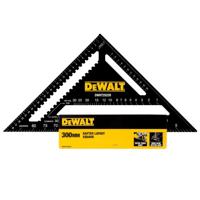 DeWalt DWHT25228-0 Bouwdriehoek | Speed Square | 300 mm | Metrisch - DWHT25228-0 - thumbnail