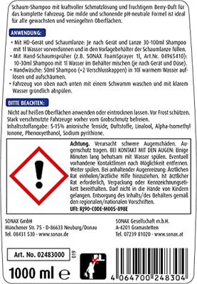 SONAX autoshampoo "xtreme richfoam" xtreme richfoam shampoo 1l