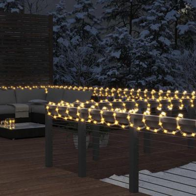 Lichtslinger met 480 LED's warmwit 20 m PVC