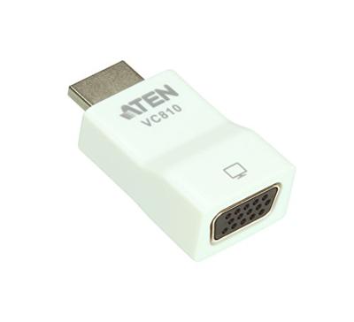 ATEN VC810-AT HDMI / VGA Adapter [1x HDMI-stekker - 1x VGA-bus] Grijs 0 m