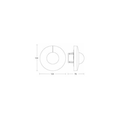 Steinel Bewegingsmelder IS 3360 rond | COM1 inbouw - 33453