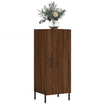 Dressoir 34,5x34x90 cm bewerkt hout bruin eikenkleur
