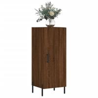 Dressoir 34,5x34x90 cm bewerkt hout bruineikenkleurig - thumbnail