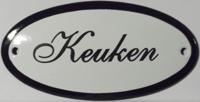 Deurbordje ovaal Keuken - thumbnail