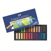 Faber Castell fc-128224 pastelkrijt halve lengte etui à 24 stuks - thumbnail