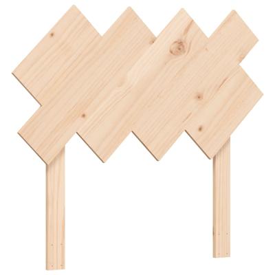 Bedframe met hoofdbord massief hout