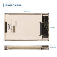 Externe Harde Schijf Ewent EW7069 Transparant - thumbnail