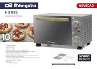 Mini oven Orbegozo HO 995 10 L Grijs - thumbnail