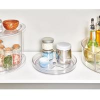 iDesign - Lazy Susan Draaiplateau, 22.9 cm, Kunststof, Transparant - i - thumbnail