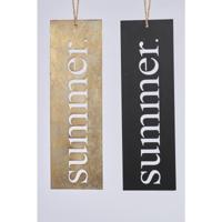 Tekstbord metaal 58x18cm - thumbnail