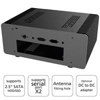 Akasa A-ITX48-M1B computerbehuizing Small Form Factor (SFF) Zwart - thumbnail