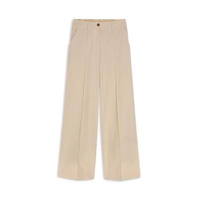 Summum Trousers Wide Leg Cotton Blend 4s2938-12365 Broek 722 Alpaca