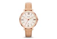 Horlogeband Fossil ES3487 Leder Beige 14mm - thumbnail