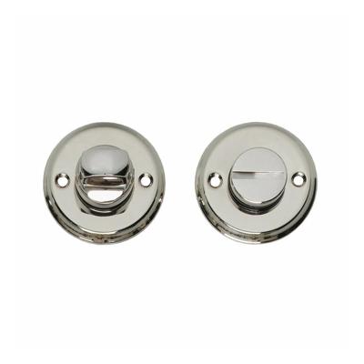 Rozet WC schroefgat nikkel