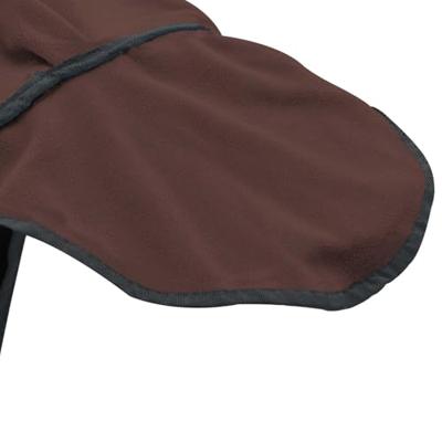 VidaXL Paardendeken volledig donkerbruin polyester VidaXL Paardendeken volledig donkerbruin polyester