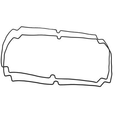 Hammond Electronics 1554YGASKET Afdichting Silicone Zwart (l x b x h) 300 x 240 x 3 mm 1 set(s)