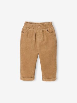 Corduroy babybroek karamel
