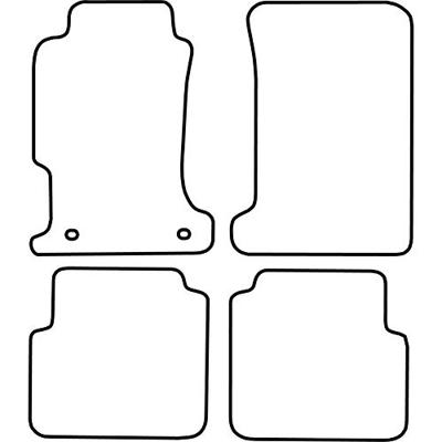 Automatten passend voor Honda Accord 1993-1998 TMHO500